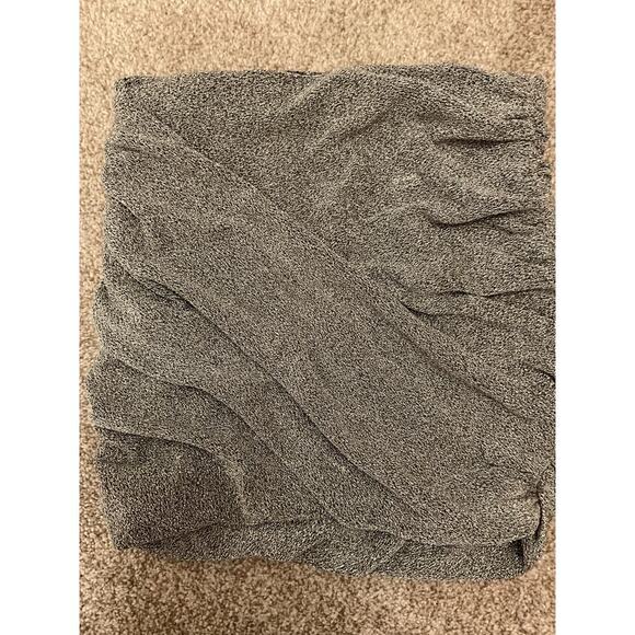 Zara Metallic Silver Shirred Cropped Length Tube Top, M - Picture 2 of 4